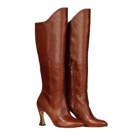 BOTA CANNES CANO LONGO MARROM