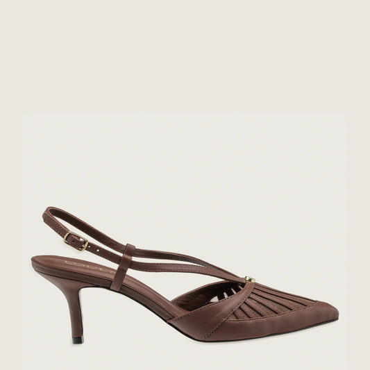 SCARPIN SLINGBACK LEONA NUTELLA