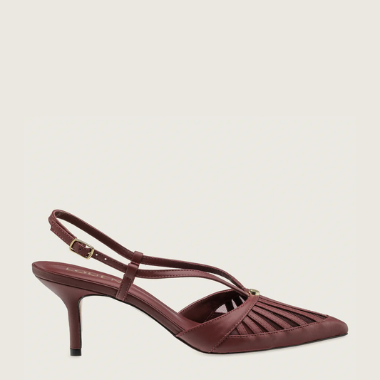SCARPIN SLINGBACK LEONA BORDEAUX