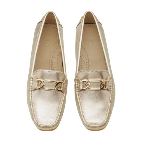 Mocassim Mônaco Ouro