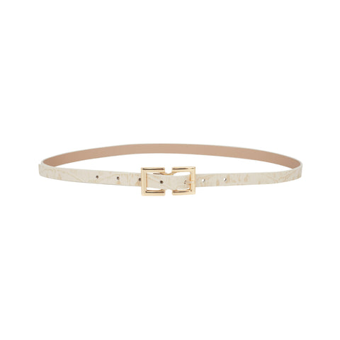 CINTO COURO CROCO EMILY OFF WHITE