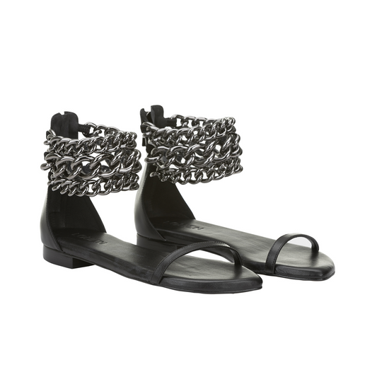 Rasteira Malta Preta