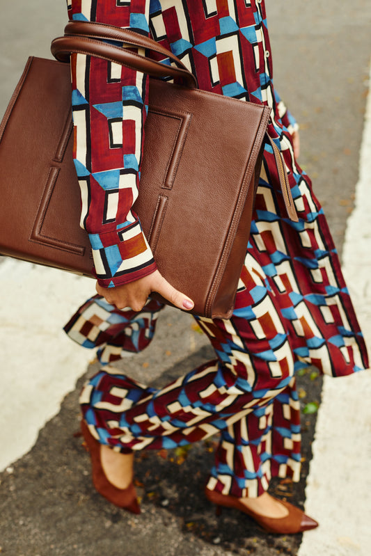 BOLSA ELEONOR MARROM