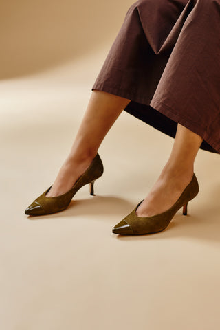 Scarpin Alba Oliva