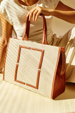 Bolsa Eleonor Linho com Whisky