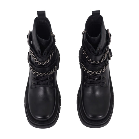 Bota Coturno Astrid Preta