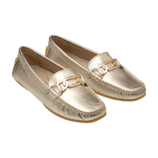 Mocassim Mônaco Ouro