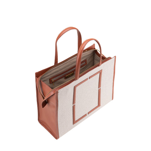 Bolsa Eleonor Linho com Whisky