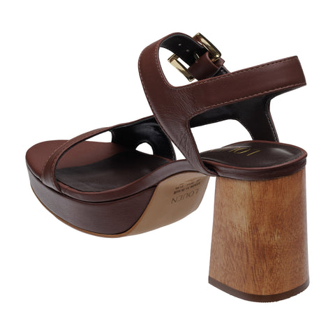 Sandalia Sofia Plataforma Nutella