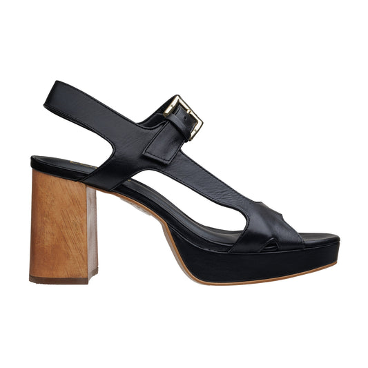 Sandalia Sofia Plataforma Preta