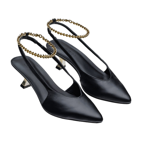 Scarpin Celine Preto