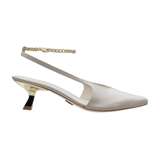 Scarpin Celine Crema