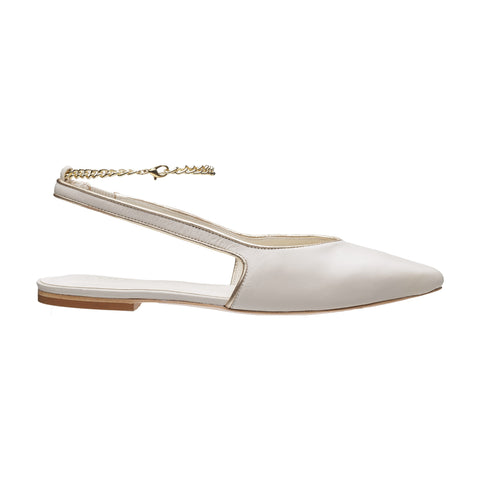 Sapatilha Slingback Cassia Crema