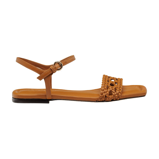 Sandália Rasteira Tresse Olivia Mel