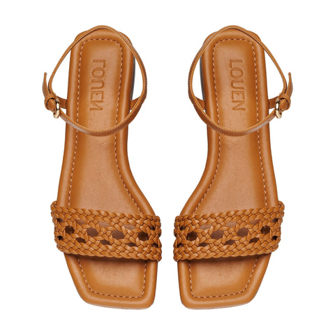 Sandália Rasteira Tresse Olivia Mel