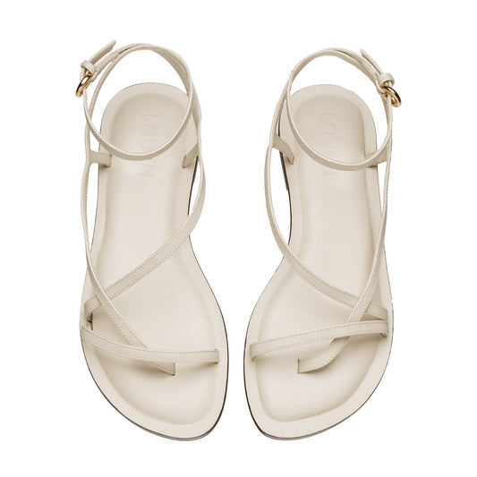 Rasteira Clarisse Crema