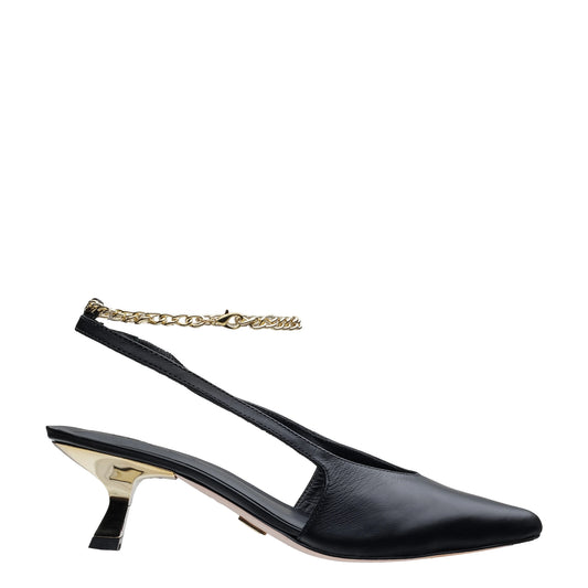 Scarpin Slingback Celine Preto