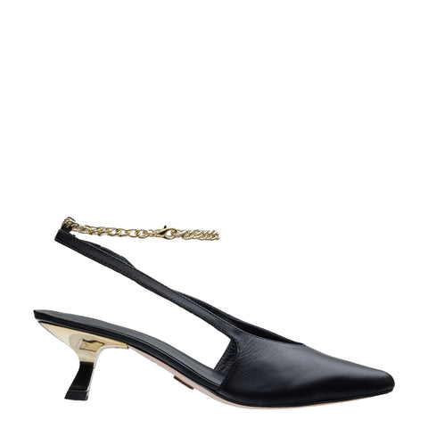 Scarpin Slingback Celine Preto