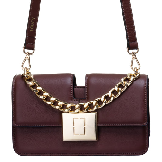 BOLSA AUREA MARROM