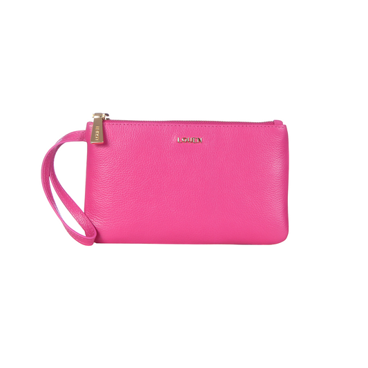 Carteira Clair com alça Fucsia