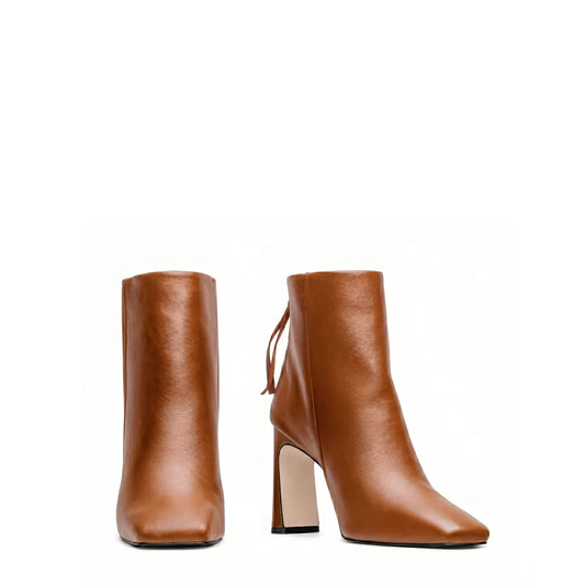 BOTA CANO BAIXO CIBELLE MARROM WHISKY
