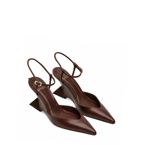 Scarpin Anabela Sorento Café