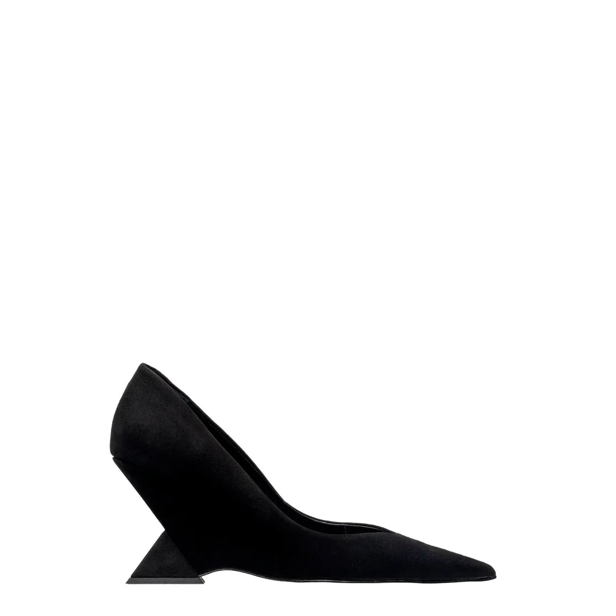 Scarpin Anabela Ivy Preto