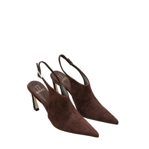 Scarpin Slingback Anna Marrom