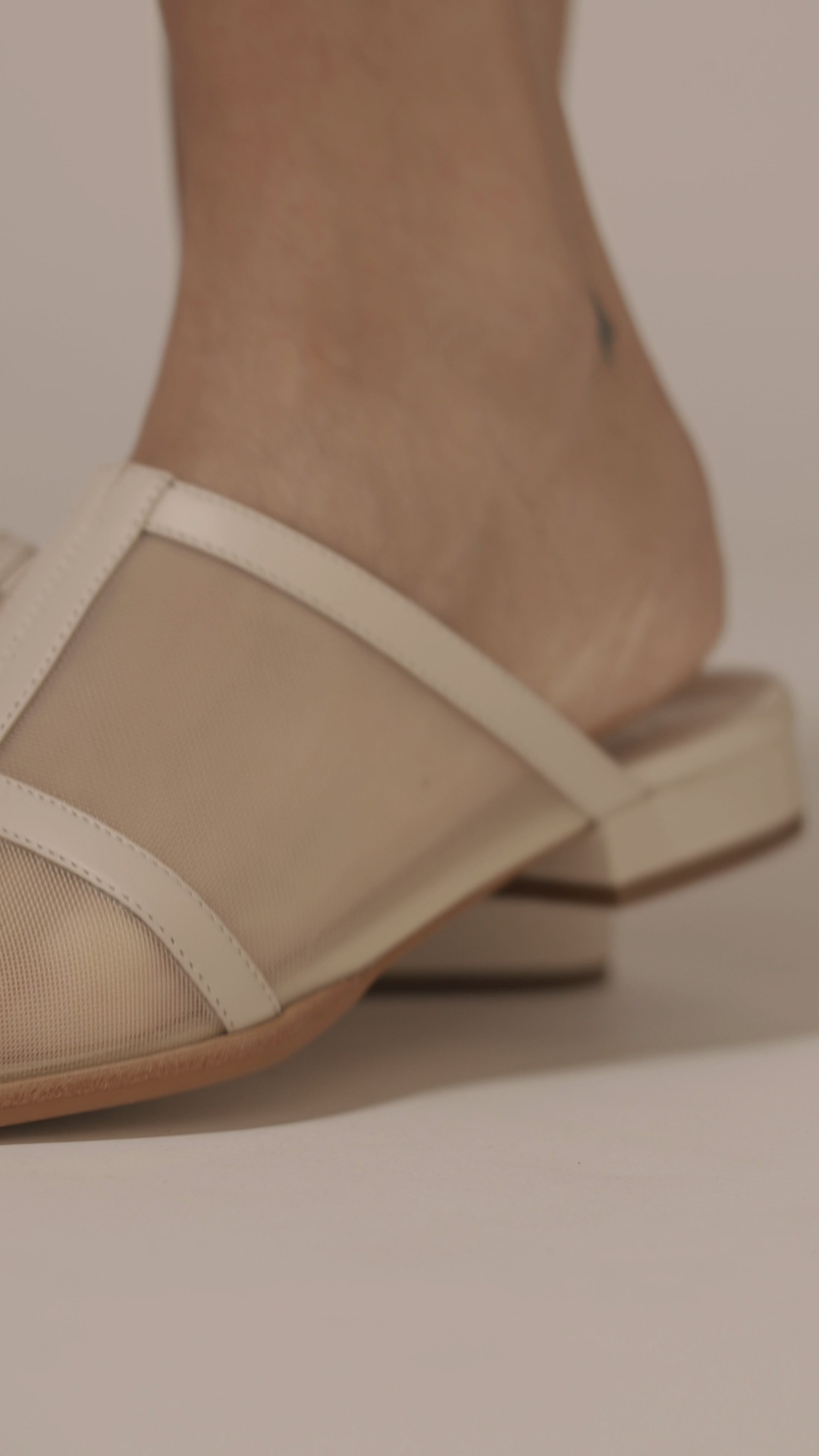 Mule Athena Off White