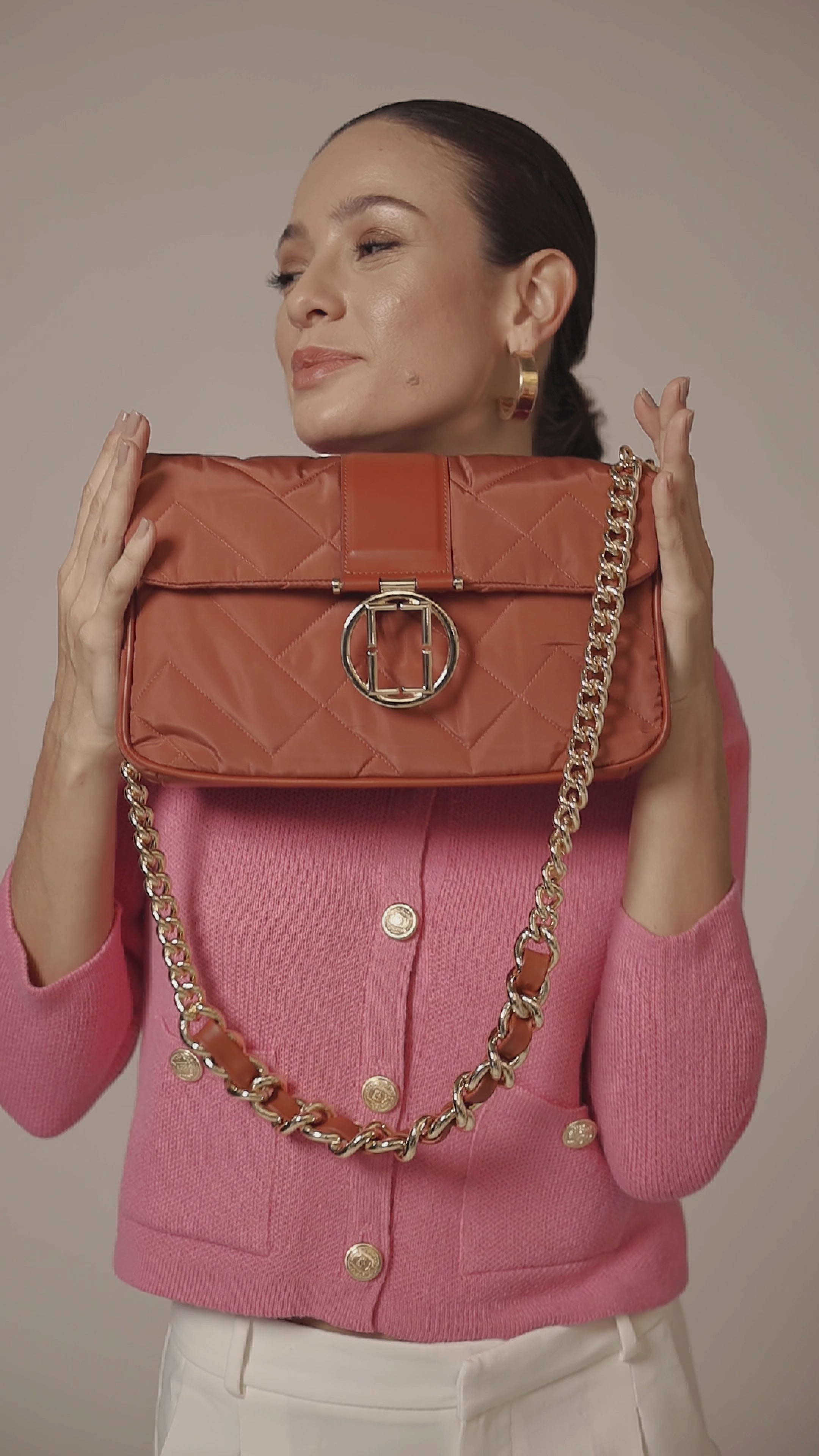 Bolsa Elysa Terracota