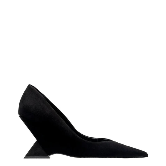 Scarpin Anabela Ivy Preto