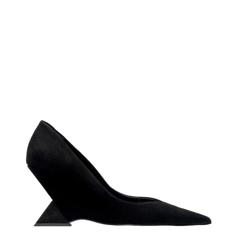Scarpin Anabela Ivy Preto