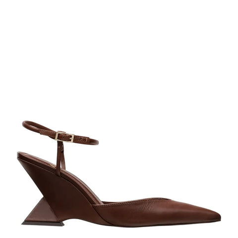 Scarpin Anabela Sorento Café